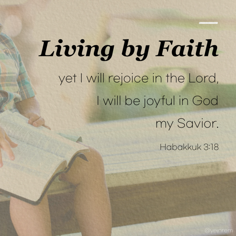 Living by Faith